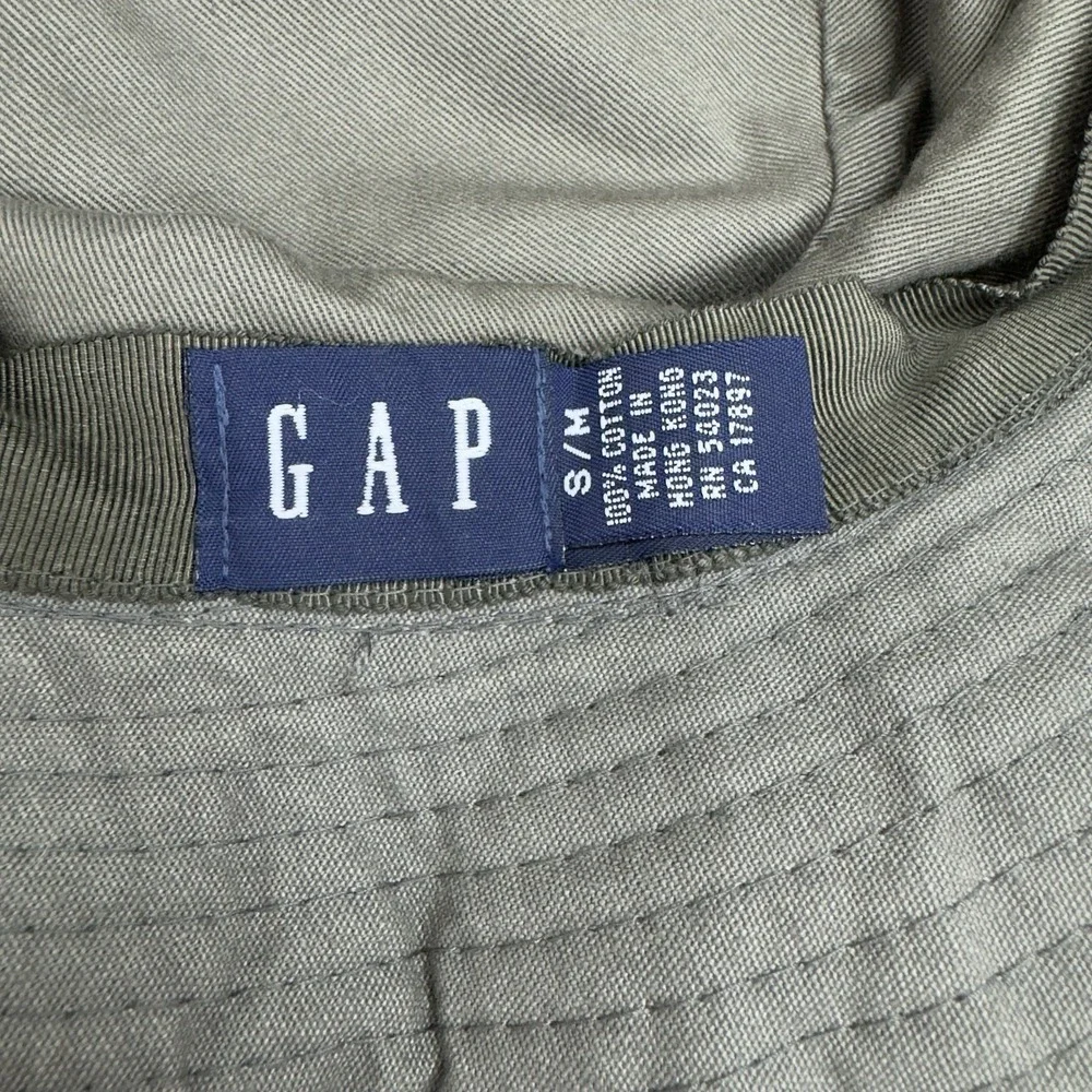 Vintage GAP Hat Mens Size S/M Green Plaid Check Y2K 90s Bucket Hat Preppy Retro - Picture 7 of 11